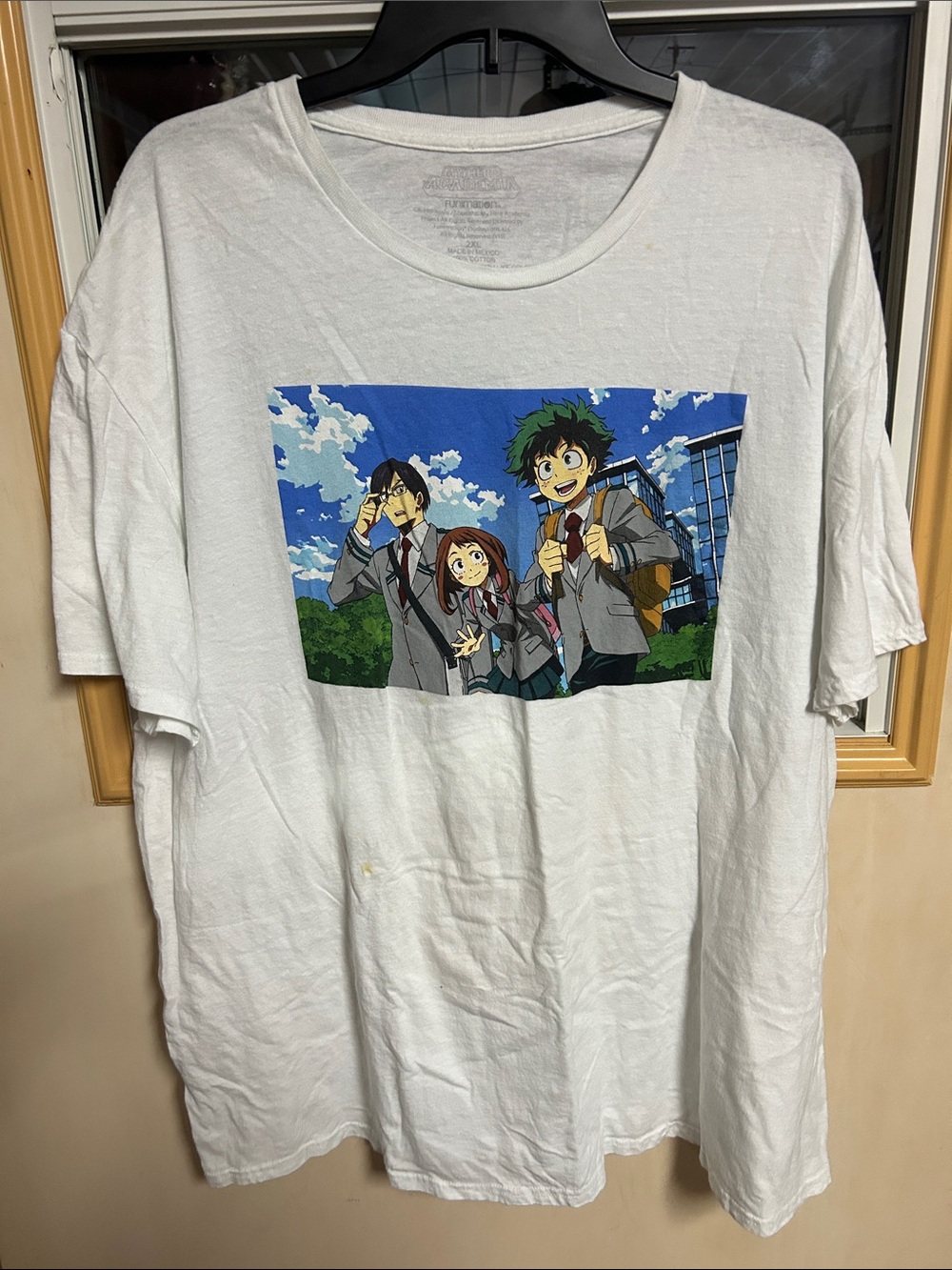 My Hero Academia White Graphic T-Shirt